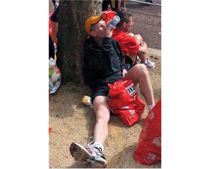 Tired runner