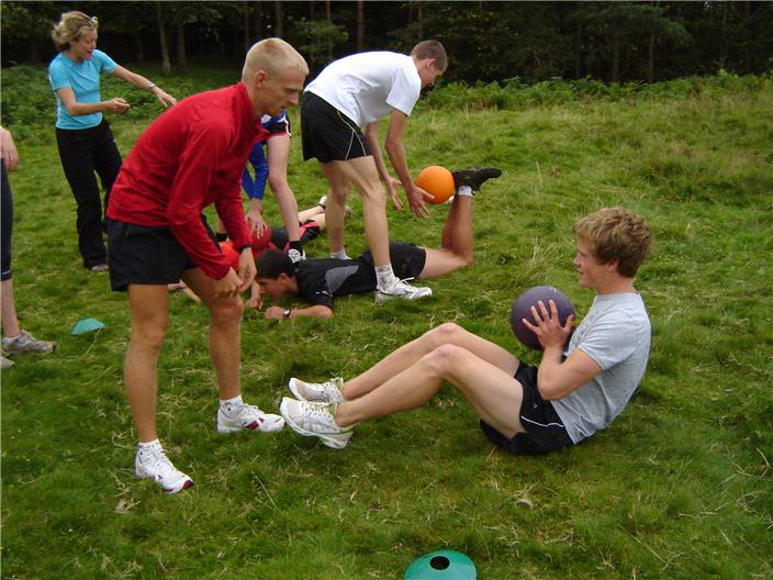 Medicine ball work