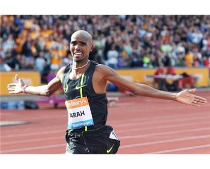 Mo Farah Birmingham