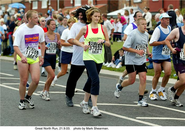BUPA Great North Run places still available