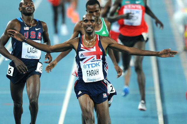 Mo Farah sets new 1500m record